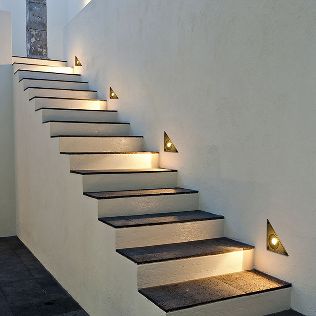 Mrth Triangle Step Stairs Outdoor Wall Lights