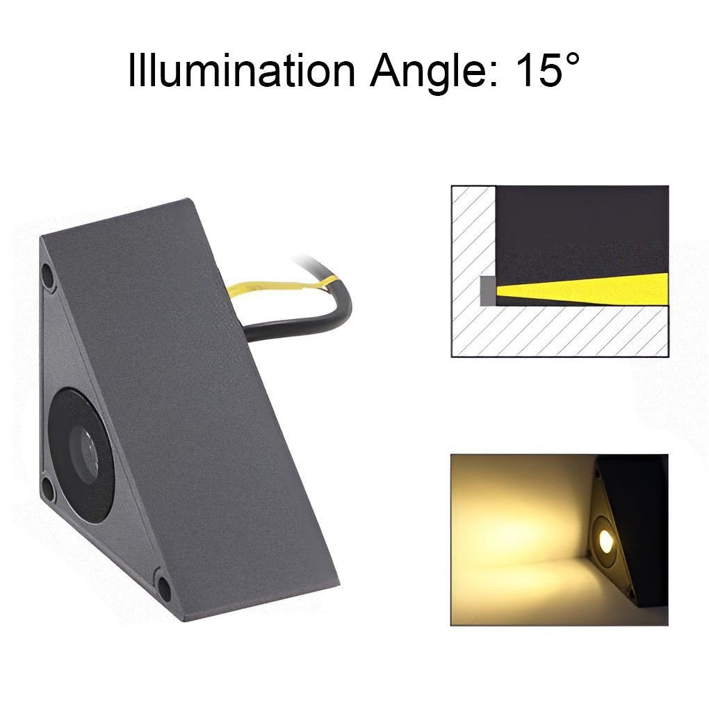 Mrth Triangle Step Stairs Outdoor Wall Lights