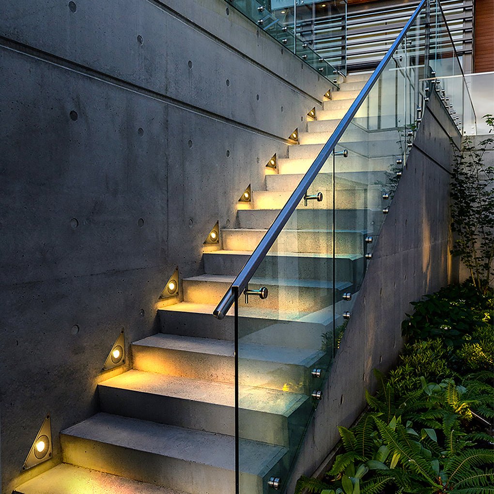 Mrth Triangle Step Stairs Outdoor Wall Lights