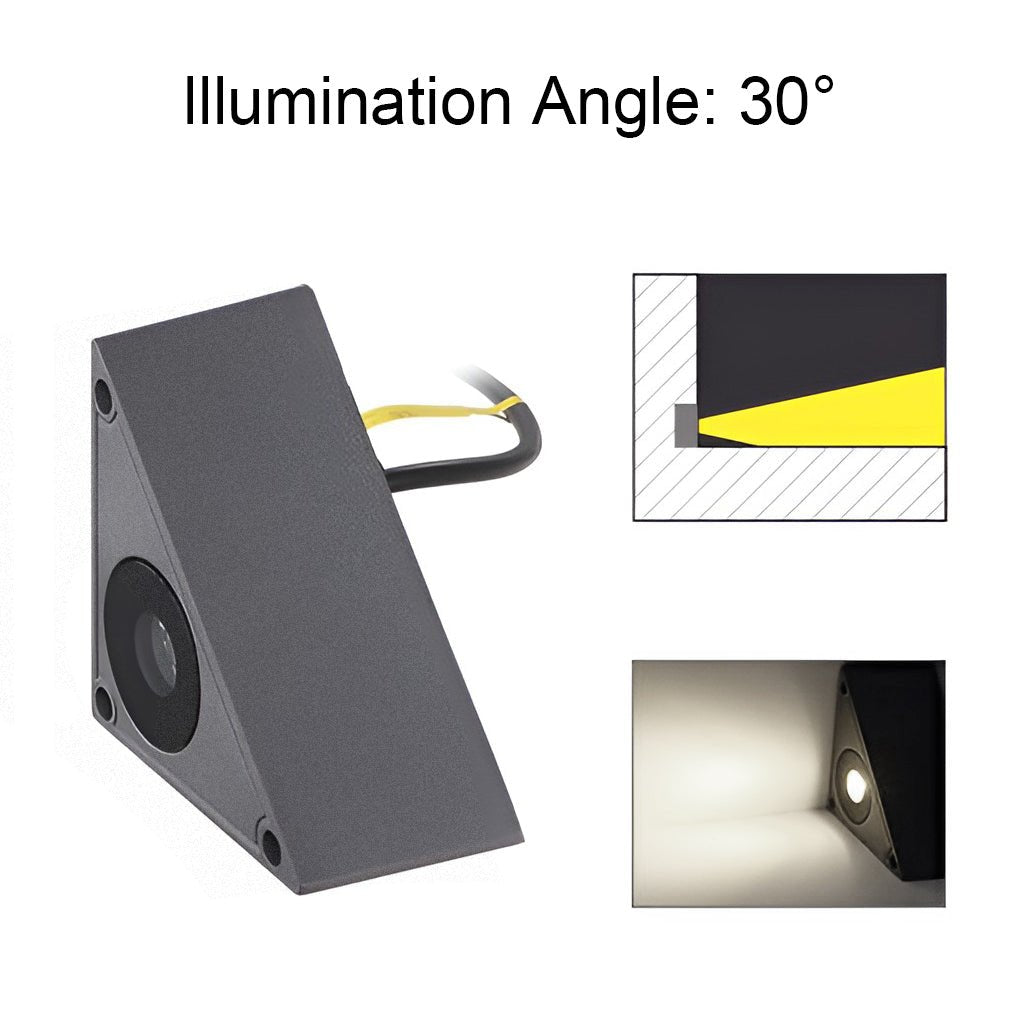 Mrth Triangle Step Stairs Outdoor Wall Lights