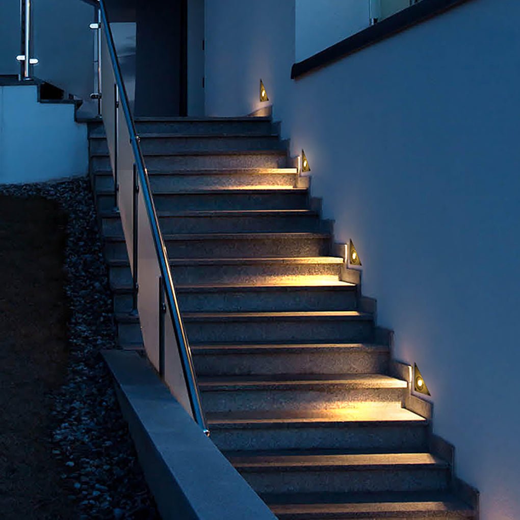 Mrth Triangle Step Stairs Outdoor Wall Lights