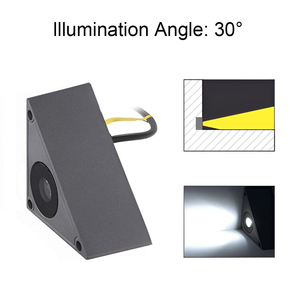Mrth Triangle Step Stairs Outdoor Wall Lights