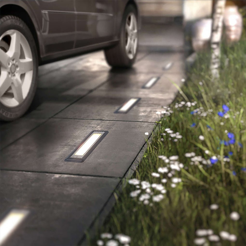 Many LED Embedded Outdoor Steps Lights