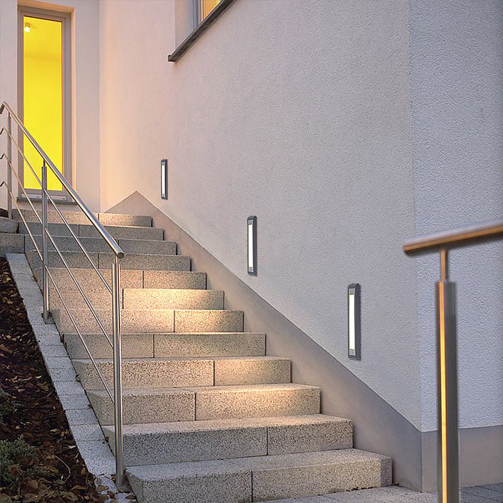 Many LED Embedded Outdoor Steps Lights