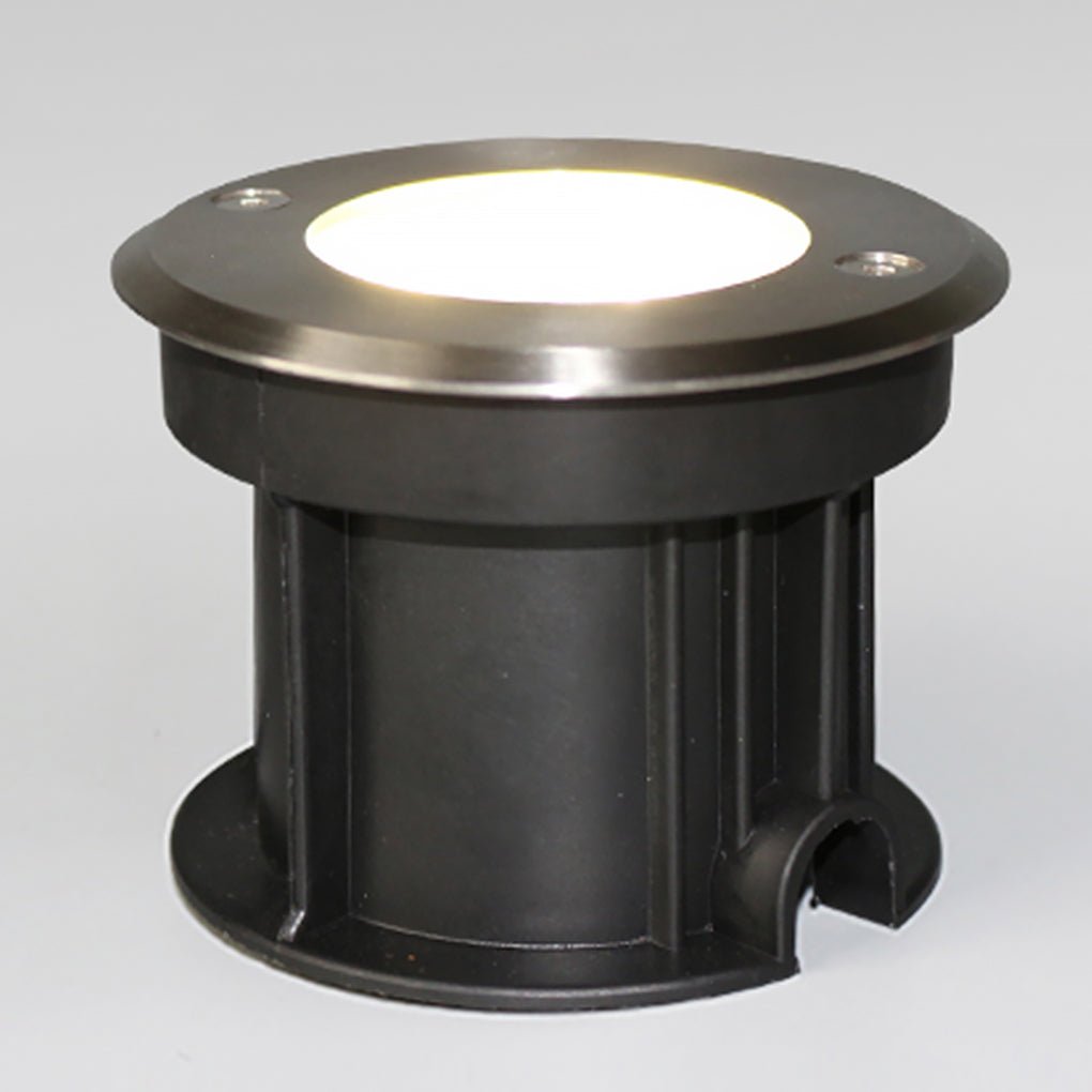 Solomon Poolside LED Recessed Plastic Outdoor Well Lawn Lights