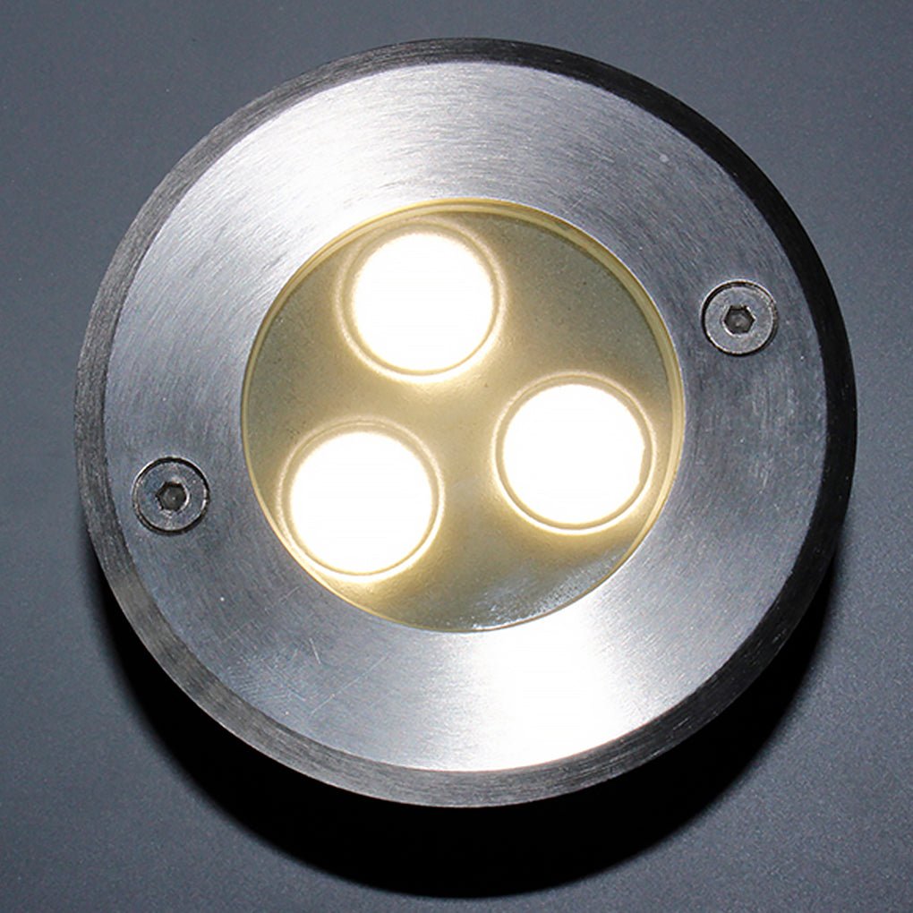 Solomon Poolside LED Recessed Plastic Outdoor Well Lawn Lights