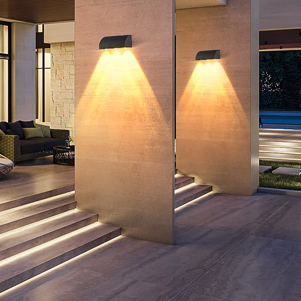 Blueber Minimalist Courtyard LED Outdoor Wall Light