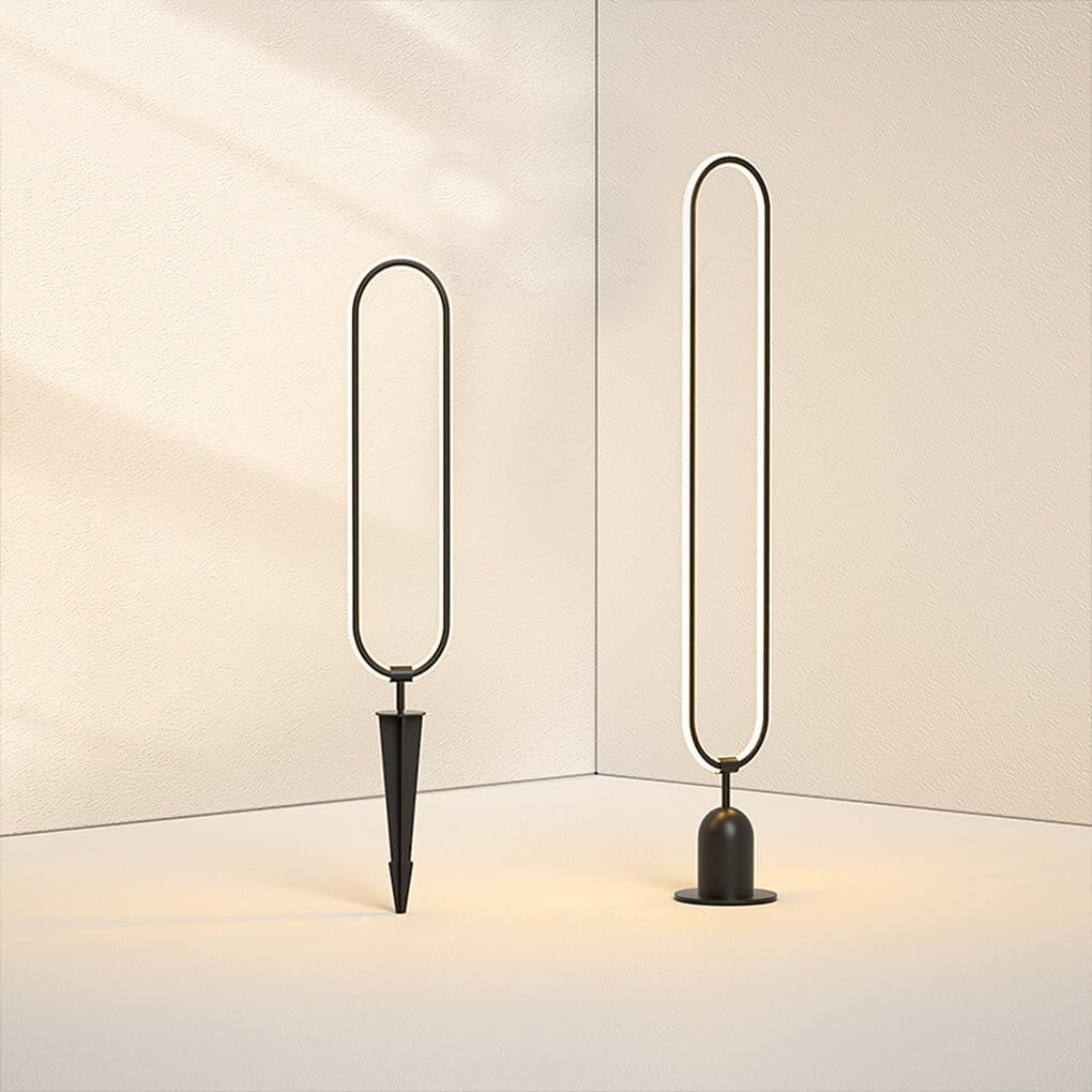 Interete Sleek Oval Ring LED Modern Outdoor Lights