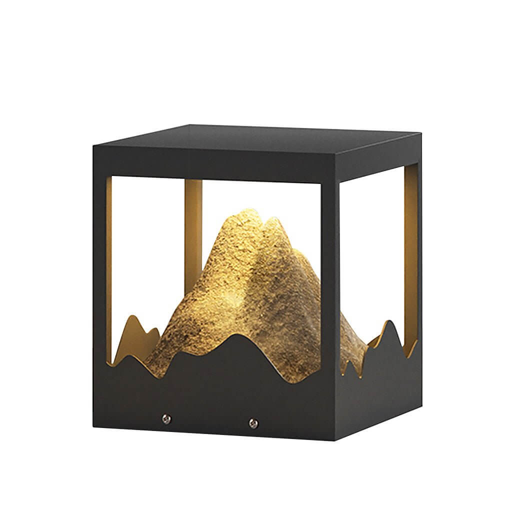 Kirby Mountain Landscape Decorative Steel Outdoor Light