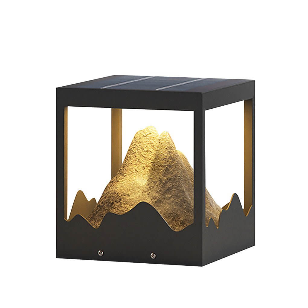Kirby Mountain Landscape Decorative Steel Outdoor Light