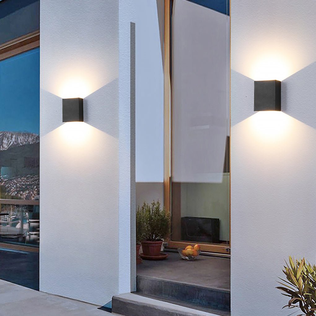 Dirk Square LED Modern Outdoor Wall Lights
