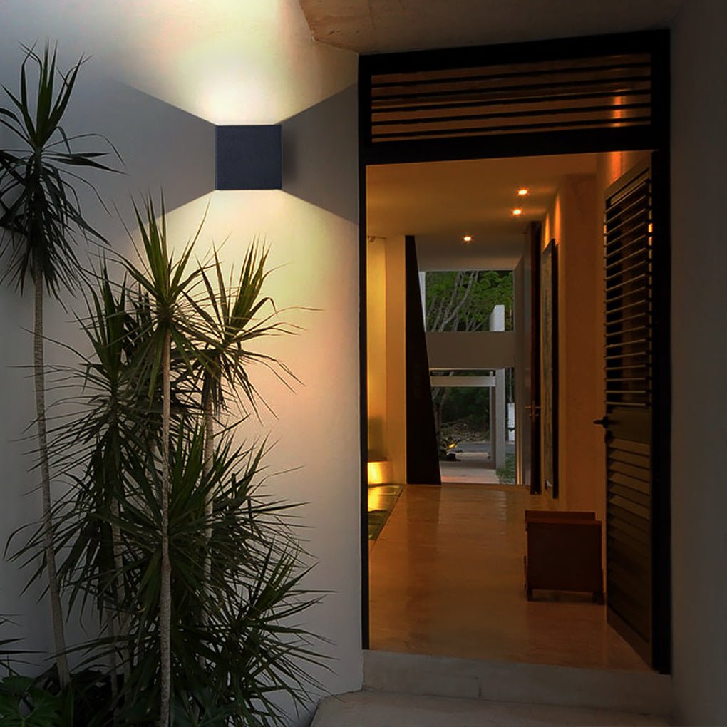 Dirk Square LED Modern Outdoor Wall Lights
