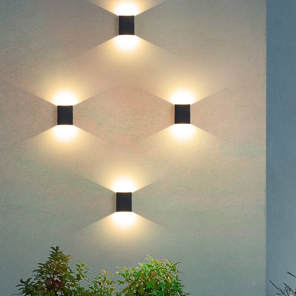 Dirk Square LED Modern Outdoor Wall Lights