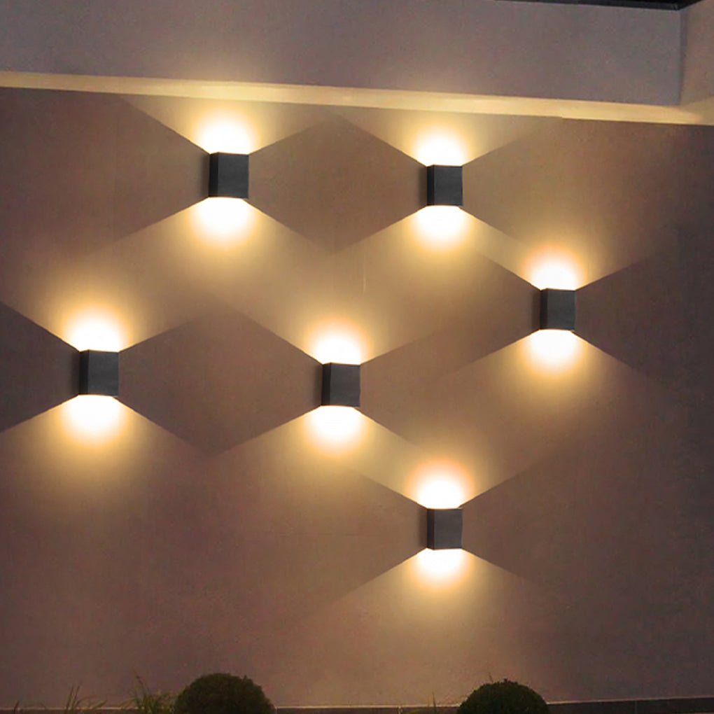 Dirk Square LED Modern Outdoor Wall Lights