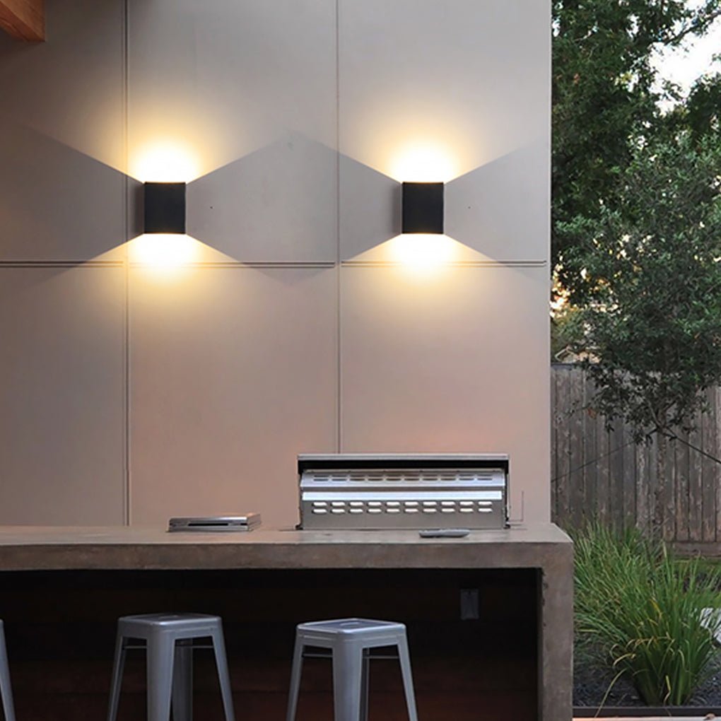 Dirk Square LED Modern Outdoor Wall Lights