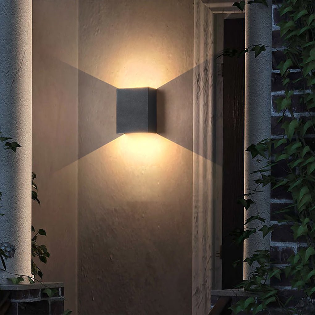 Dirk Square LED Modern Outdoor Wall Lights