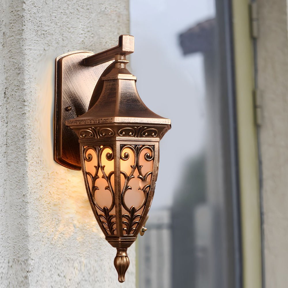 Harley Vintage Bronze Outdoor Wall Light Wall-Mount Lantern