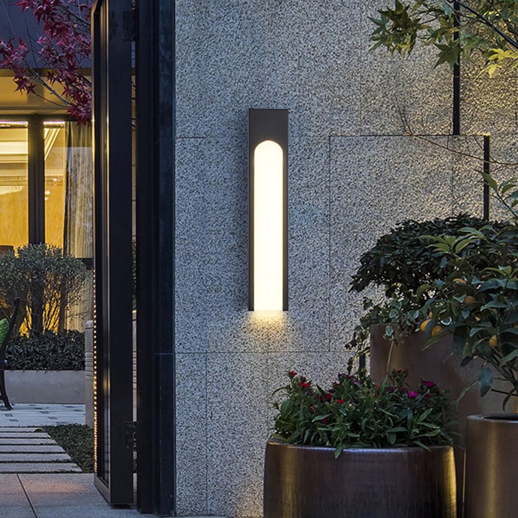 Marie Arched Trapezoid Modern Outdoor Wall Lights