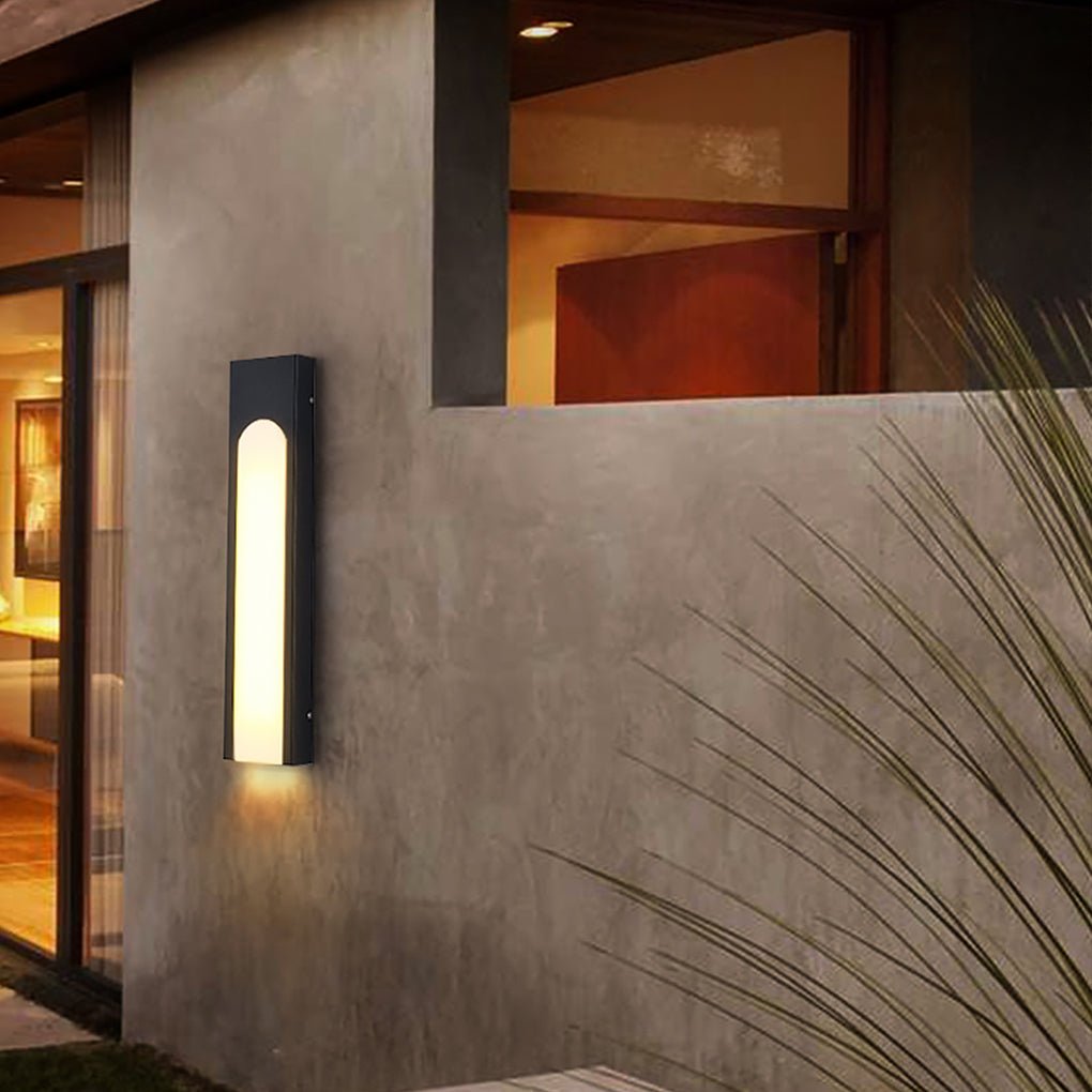 Marie Arched Trapezoid Modern Outdoor Wall Lights