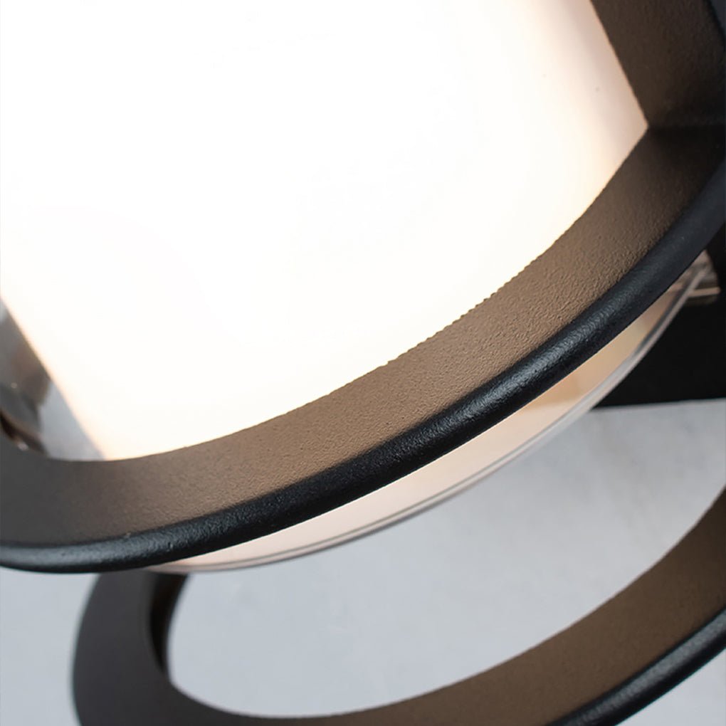 Idelle Double-layer Lampshade Gate Outdoor Wall Sconces