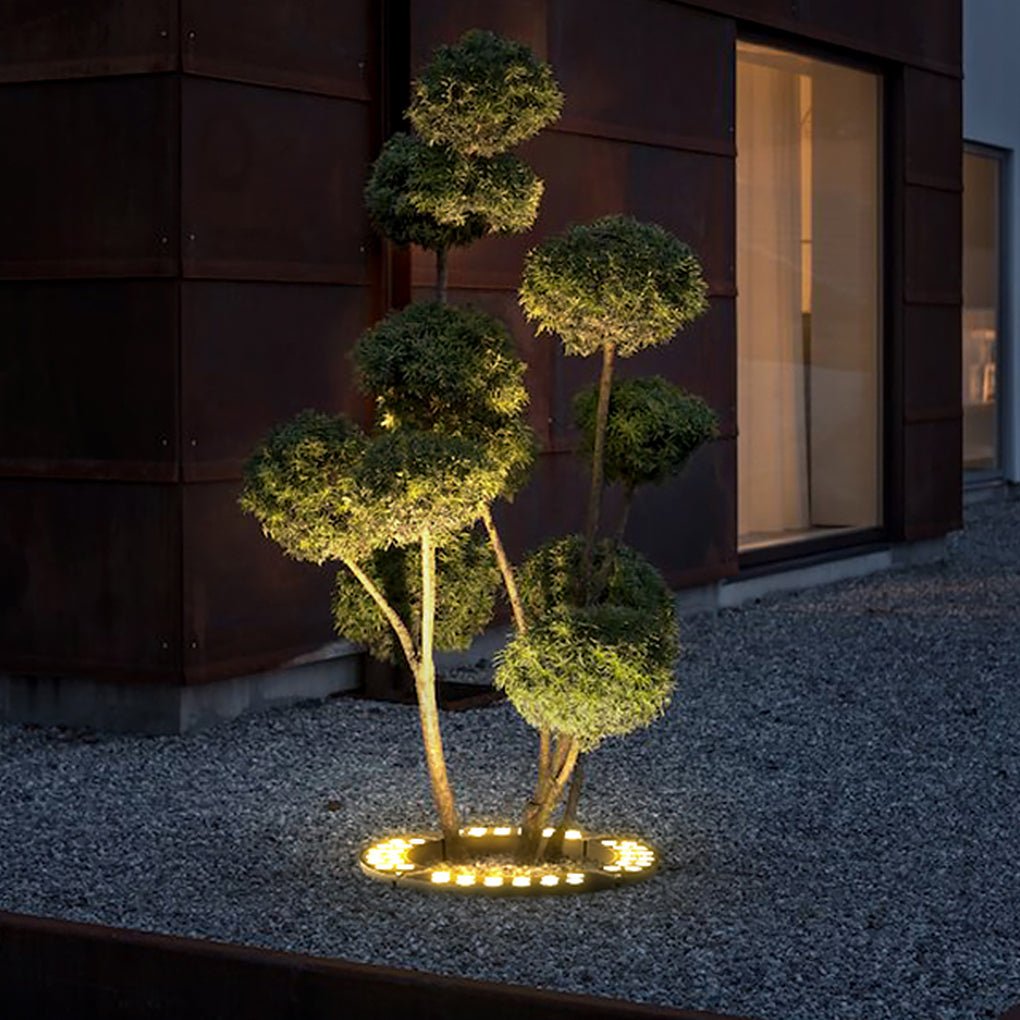 Ivor Solid Landscape Upwards Glass Outdoor Tree-Mounted Light