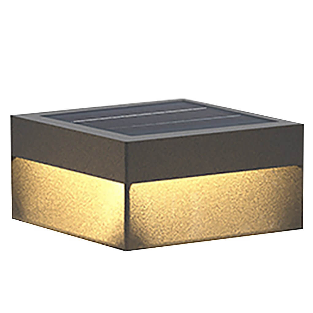 Russell LED Modern Steel Outdoor Fence Post Lights Pillar Light