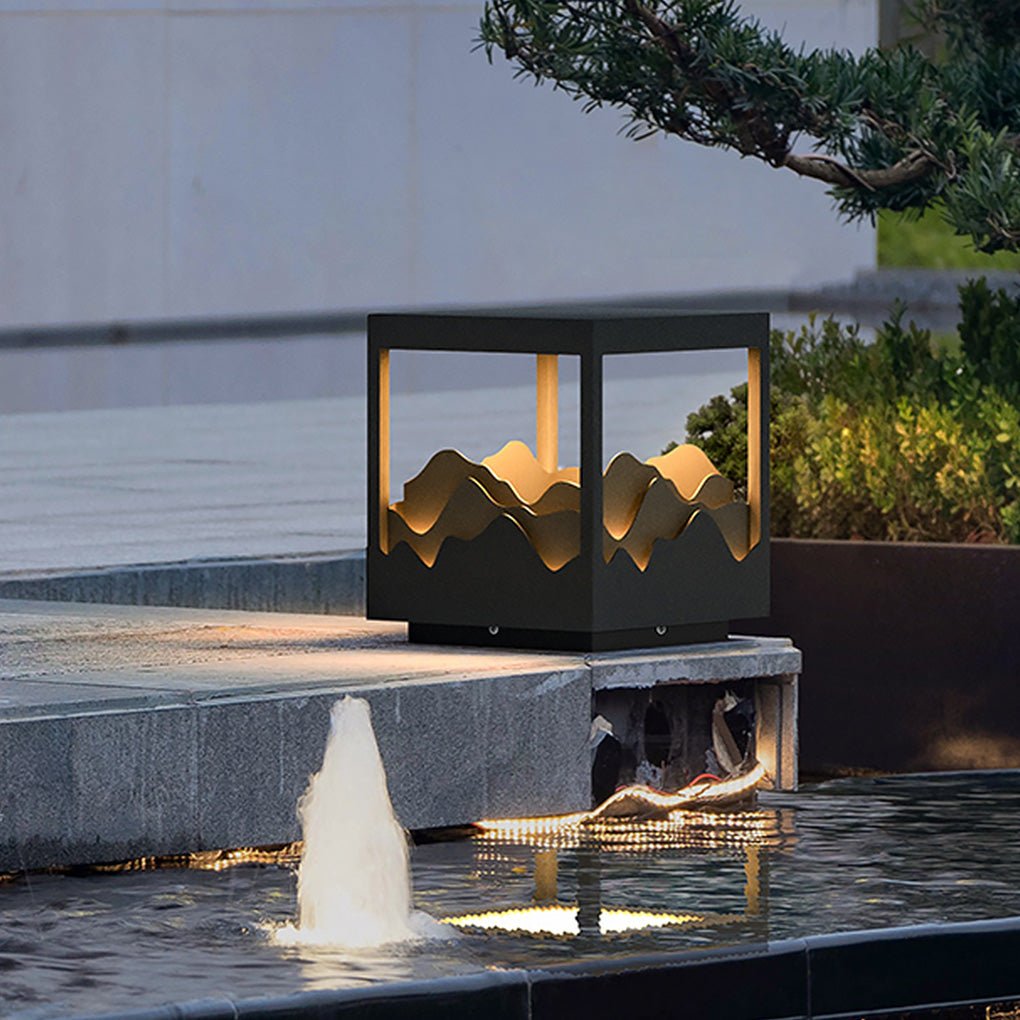 Trent LED Courtyard Atmosphere Landscape Steel Outdoor Lamp
