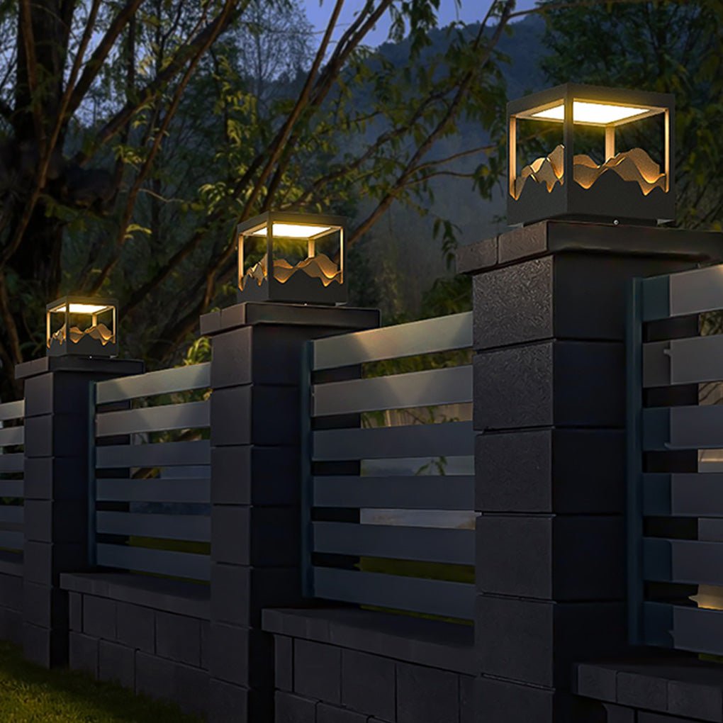 Trent LED Courtyard Atmosphere Landscape Steel Outdoor Lamp