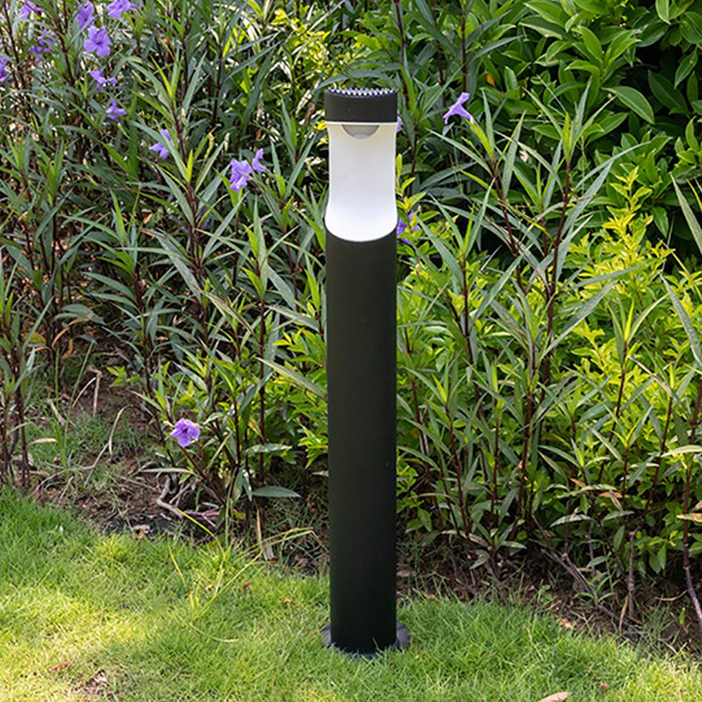 Thresher Modern Moon Outdoor Post Light