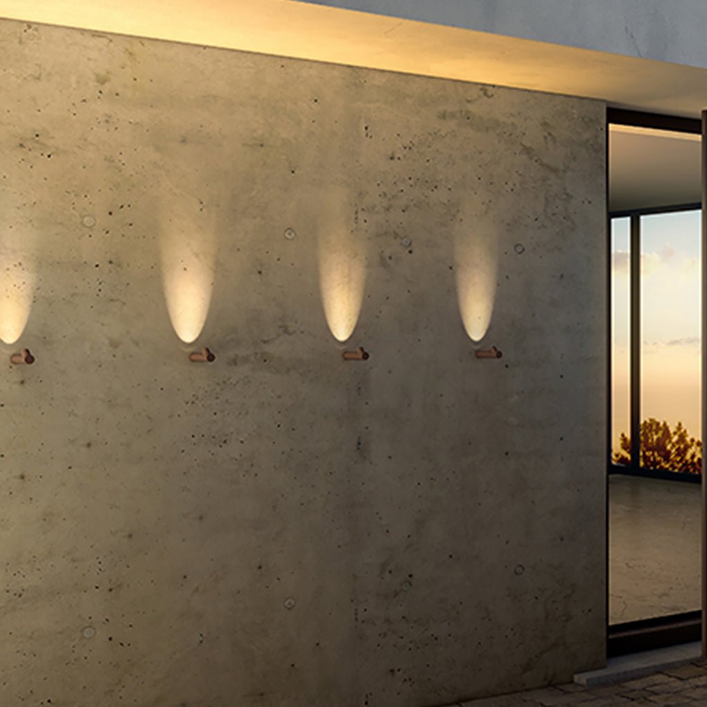 Darel Round Tube LED Modern Outdoor Wall Lights