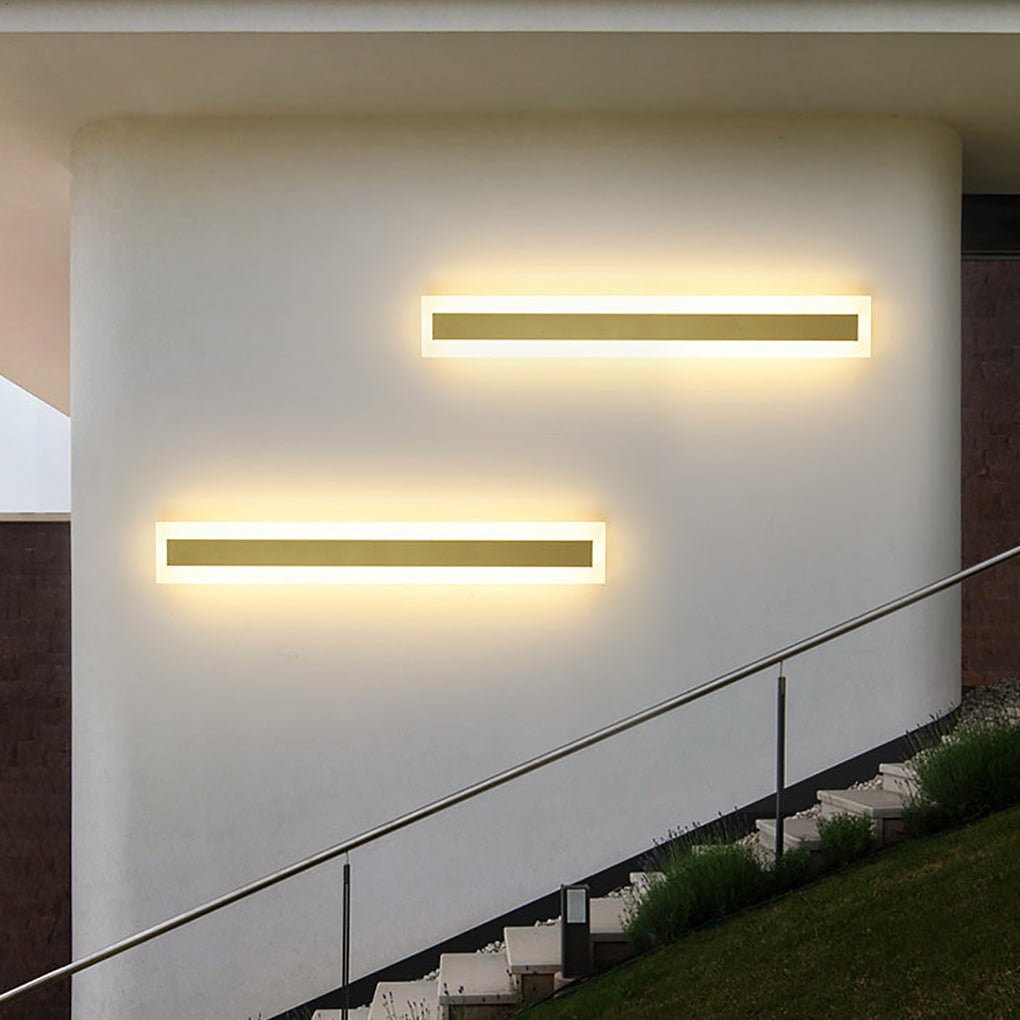 Brittany Rust-proof Linear LED Outdoor Sconces Wall Lights