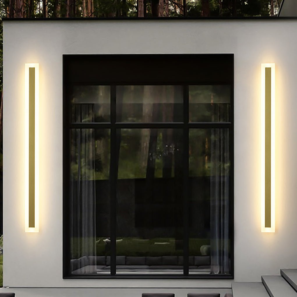 Brittany Rust-proof Linear LED Outdoor Sconces Wall Lights