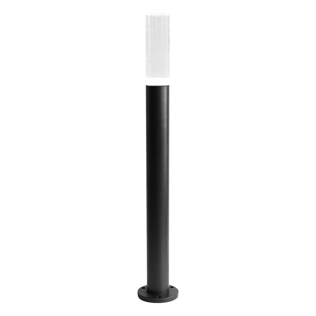 Ryan Transparent Modern Outdoor Pathway Bollard Lights
