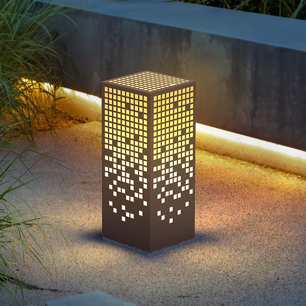 Estelle Unique Elegant Bollard Stainless Steel Outdoor Lights