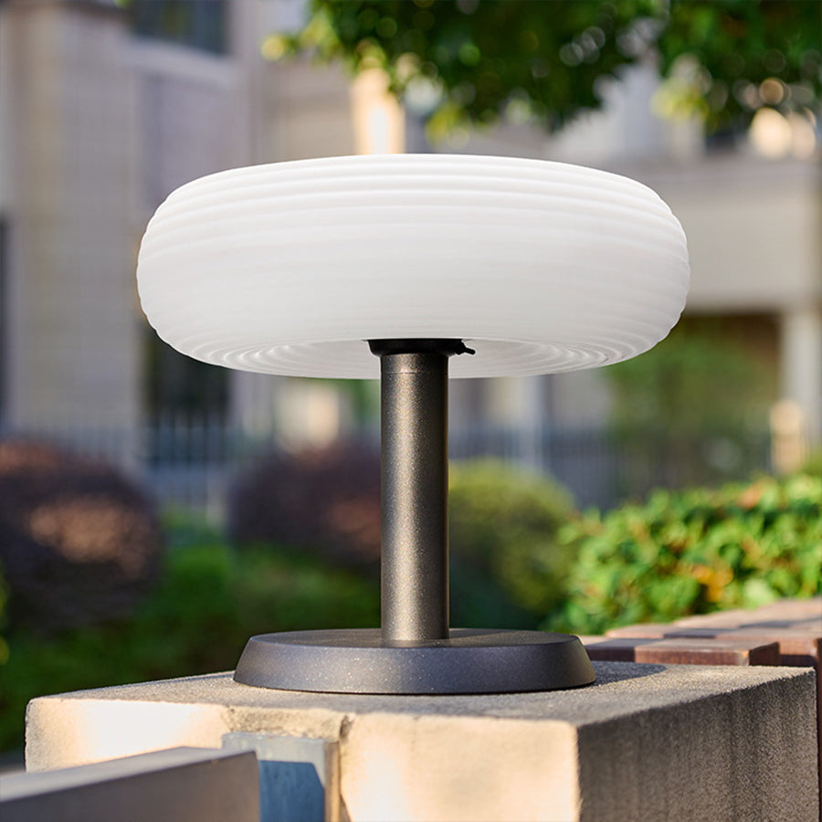 Tila Round Landscape Outdoor Pillar Lights
