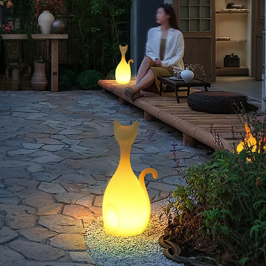 Junea Animal Material Illuminated PE Outdoor Floor Lamp
