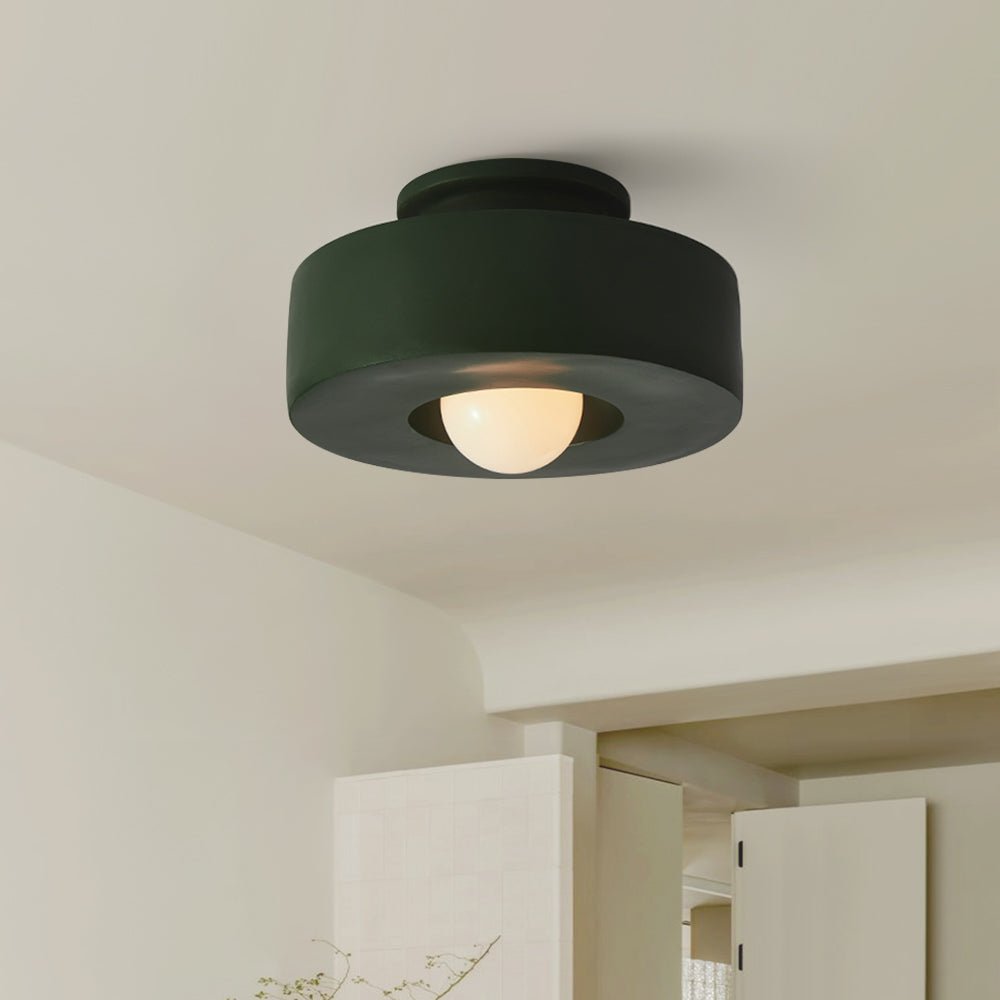 Aria Flush Mount Ceiling Light Nordic Macaron Bedroom - Neutral Decor