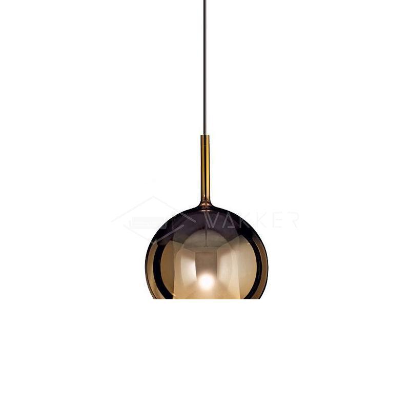 Lustra Pendant Lamp Smoked Glass Round-Neutral Decor