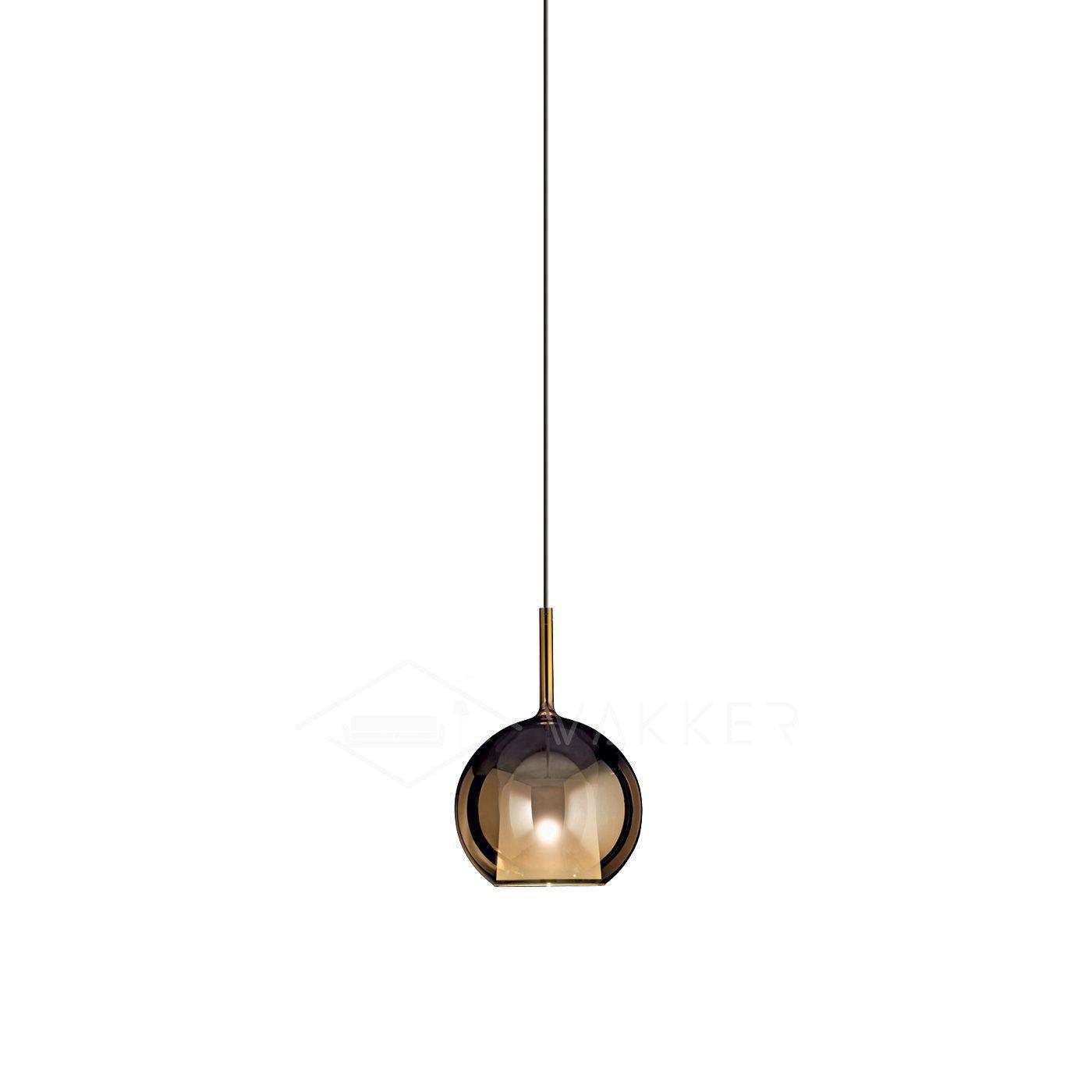 Lustra Pendant Lamp Smoked Glass Round-Neutral Decor