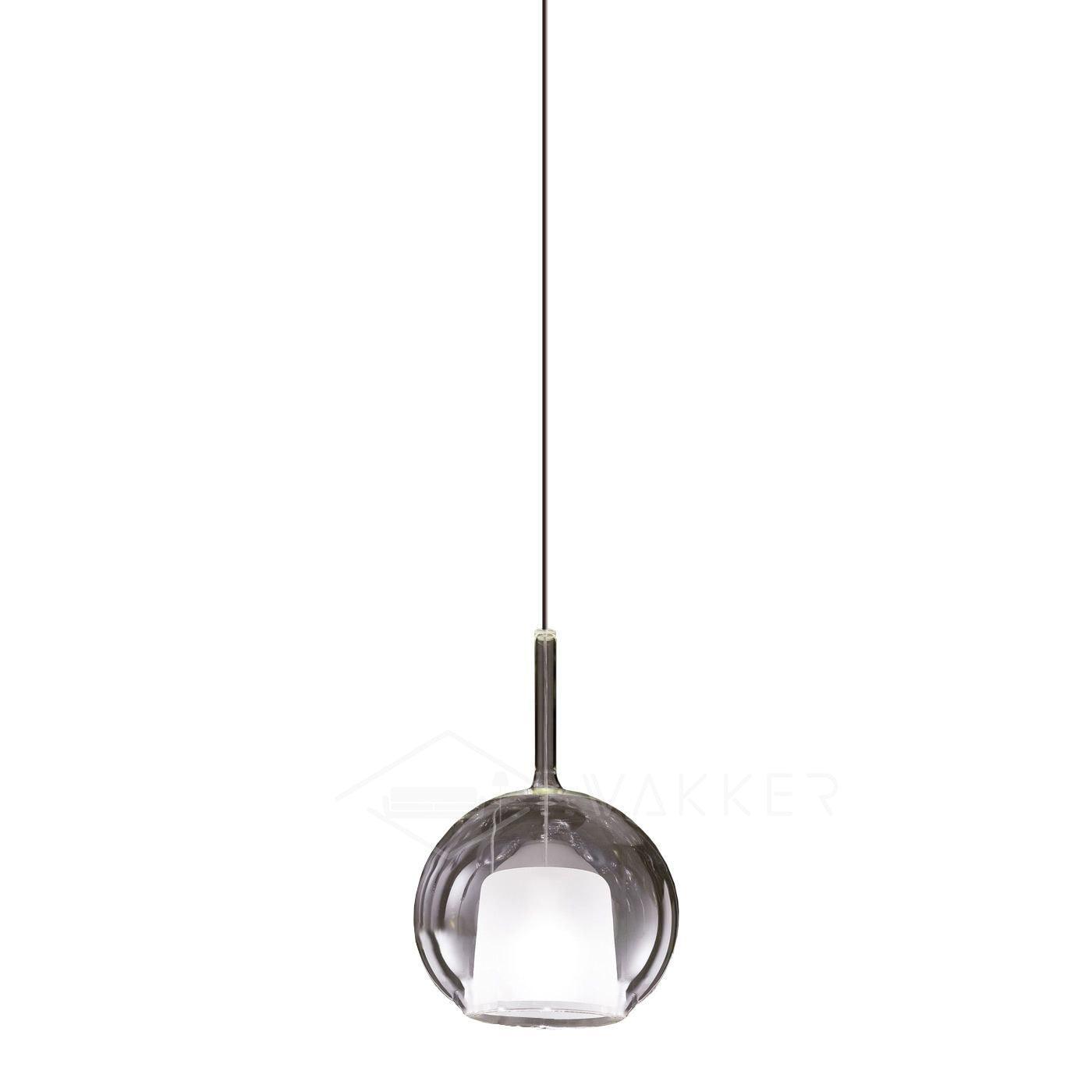Lustra Pendant Lamp Smoked Glass Round-Neutral Decor