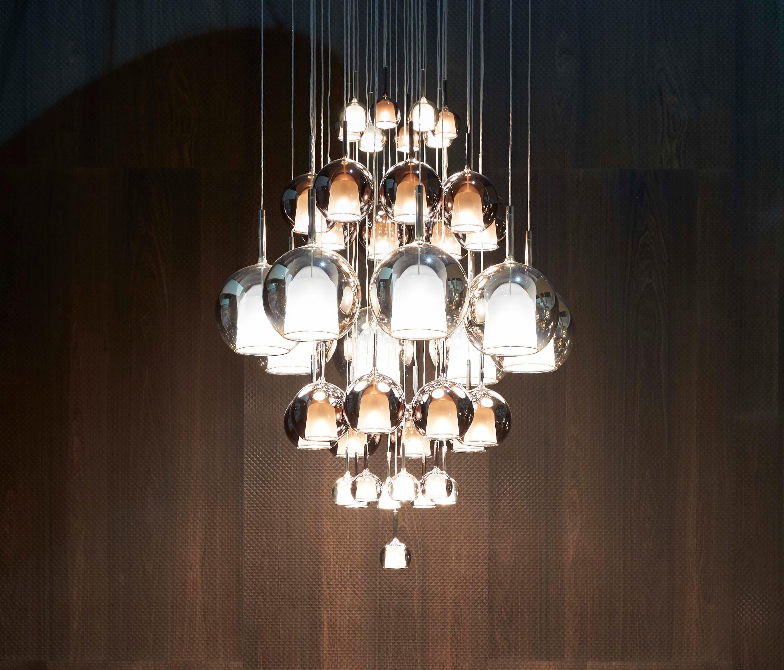 Lustra Pendant Lamp Smoked Glass Round-Neutral Decor
