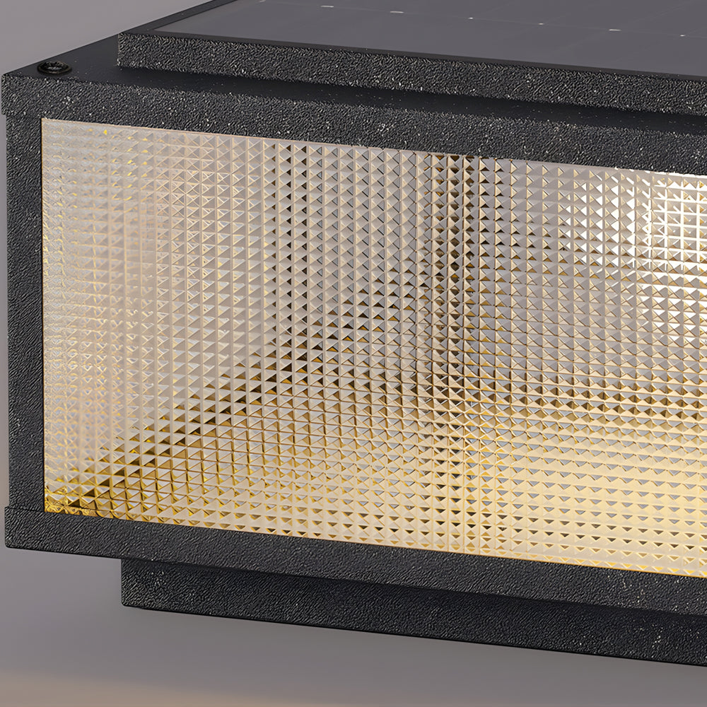 Fox Square Cast Outdoor Pillar Light Fixtures