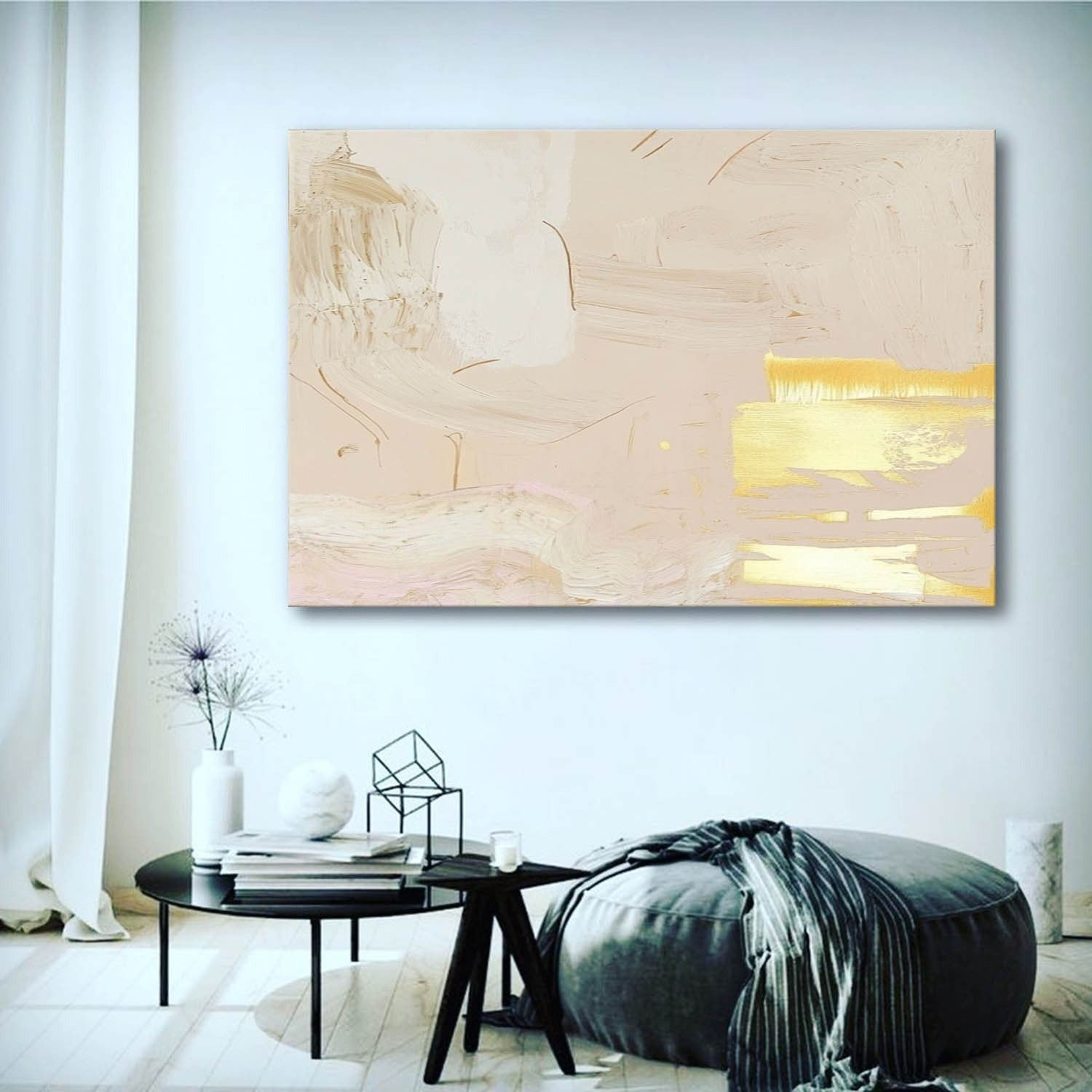 Wall Art Modern Textured Dimensional - Neutralighting