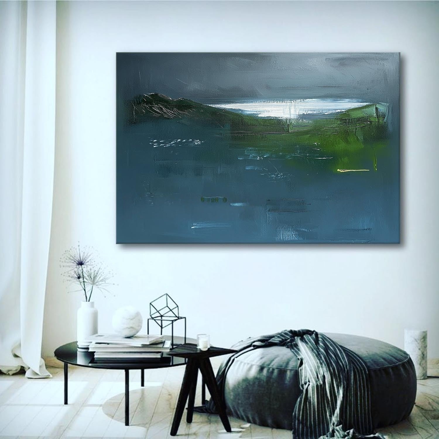 Wall Art Serene Textured Misty Green - Neutralighting