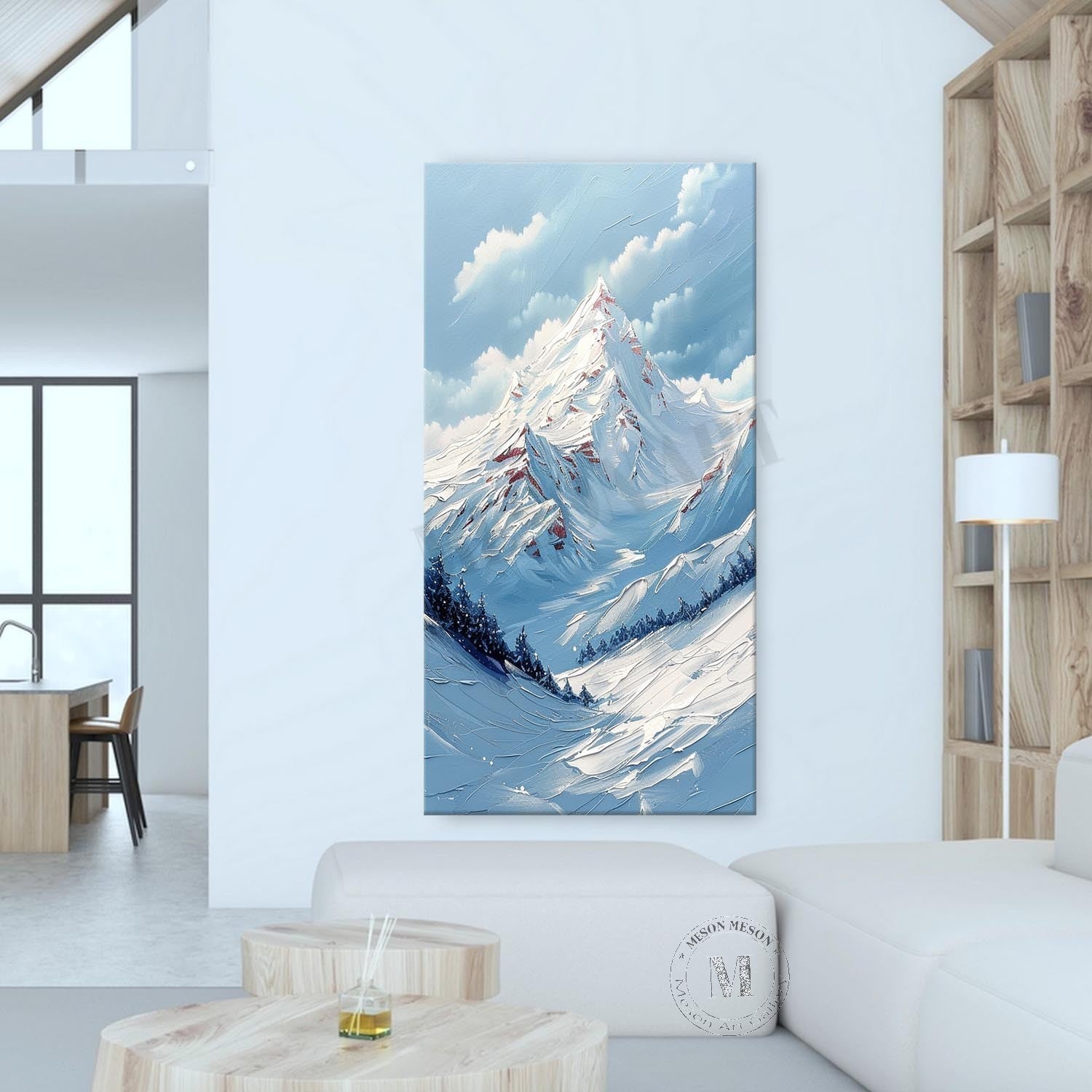 Plaster Art Texture Painting SG336 - Neutralighting