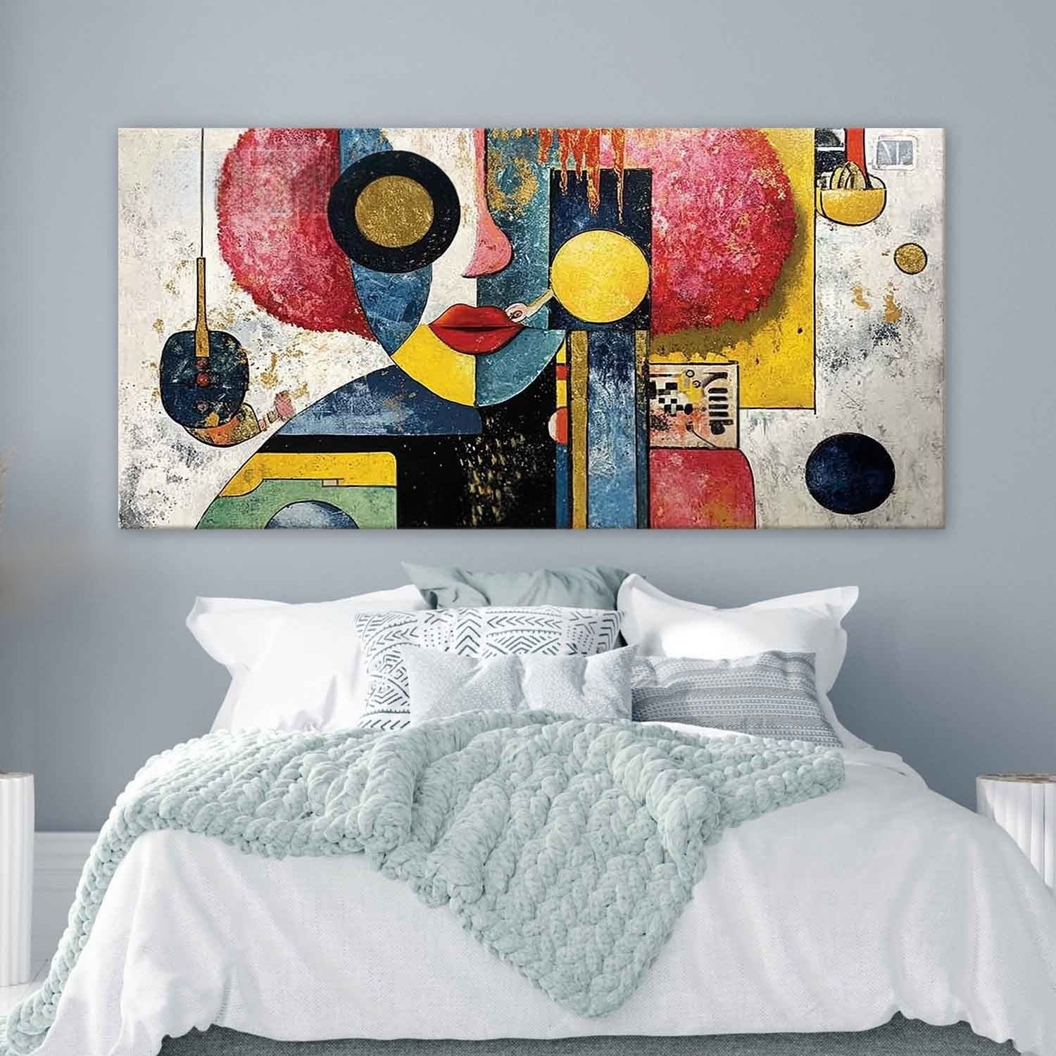 Kandinsky Style Abstract Face Painting - Neutralighting