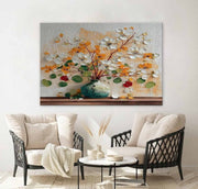 Autumn Floral Bouquet Impasto Painting - Neutralighting