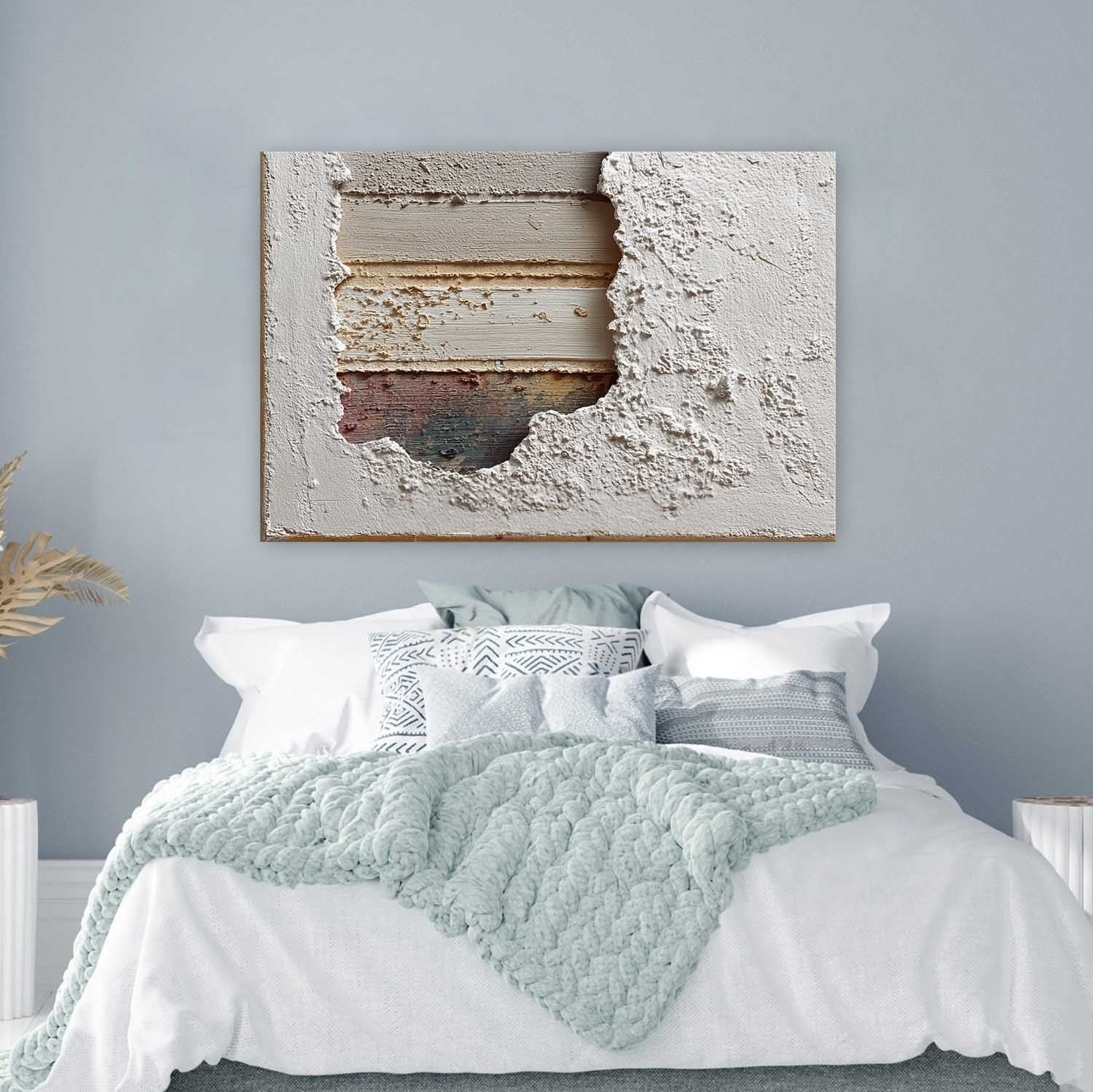 Wabi-Sabi Layered Texture Painting - Neutralighting
