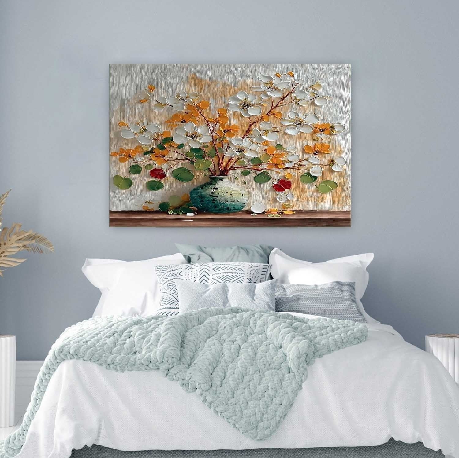Autumn Floral Bouquet Impasto Painting - Neutralighting