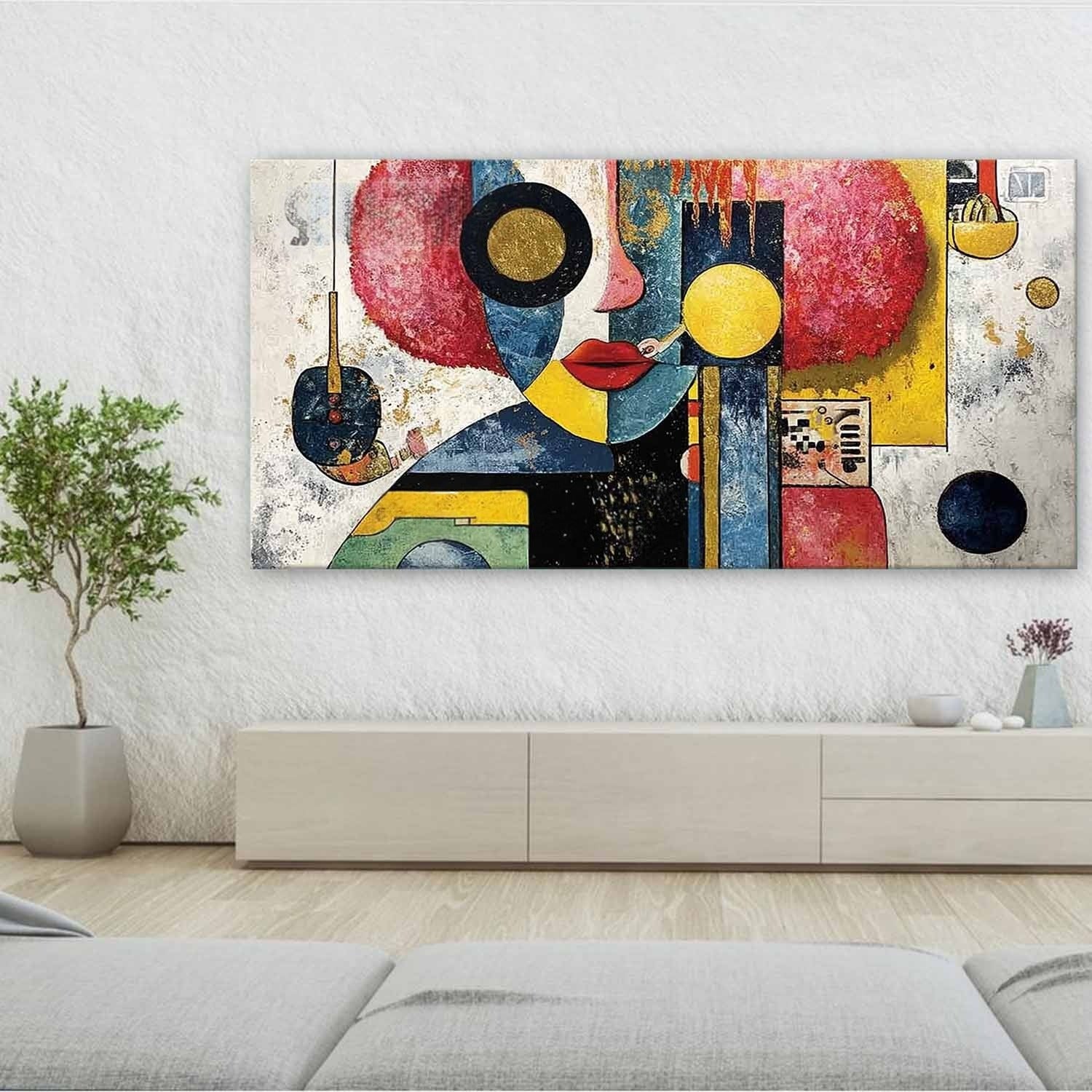 Kandinsky Style Abstract Face Painting - Neutralighting